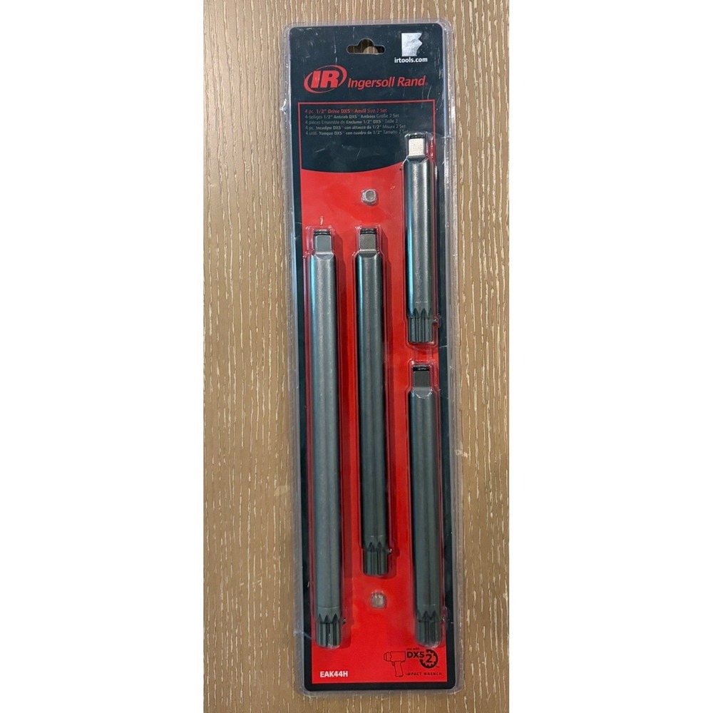 Ingersoll Rand EAK44H 4 Pc 1/2" Drive DX5 Anvil Size 2 Set Impact Wrench NIP